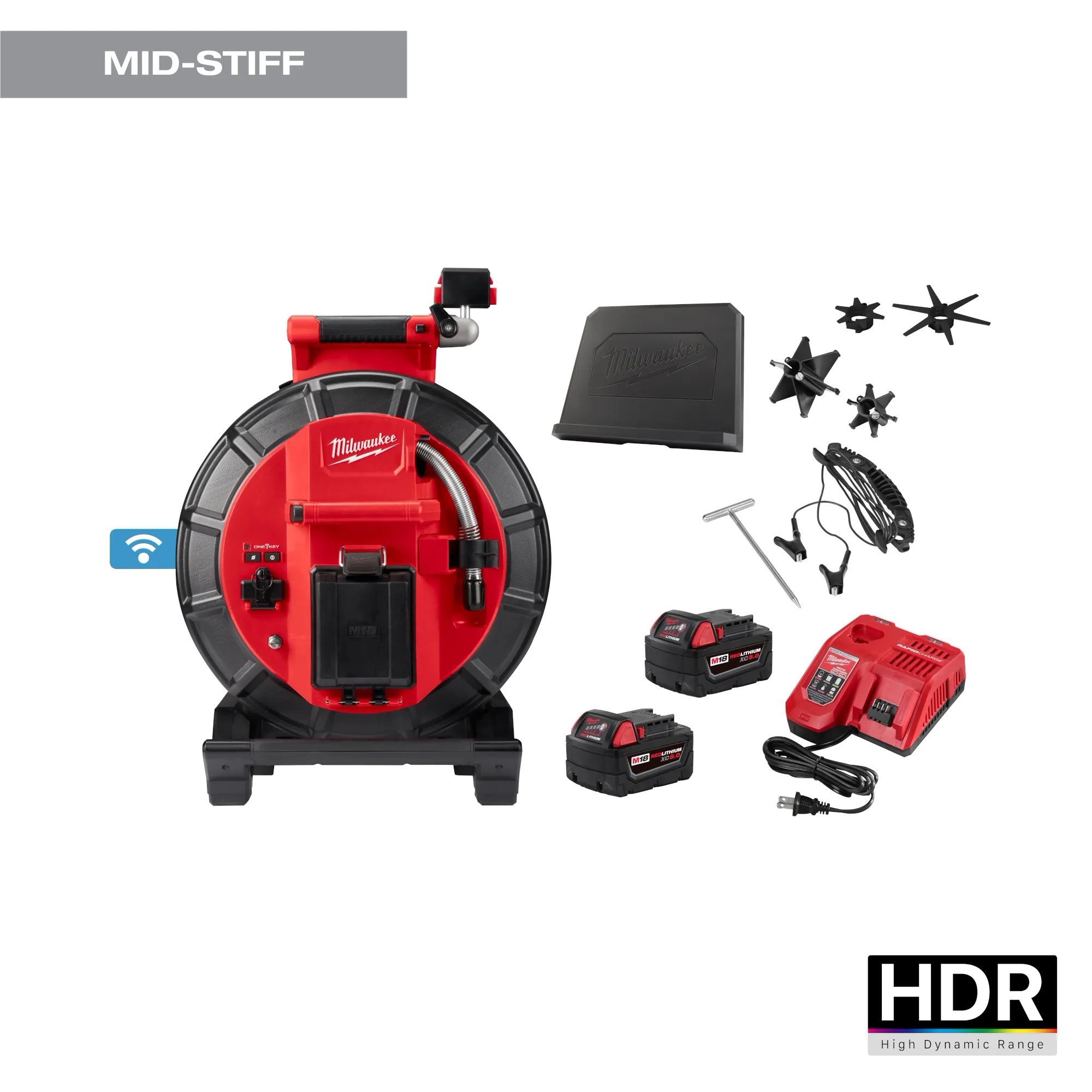 M18™ 120’ Mid-Stiff Modular Pipeline Inspection System