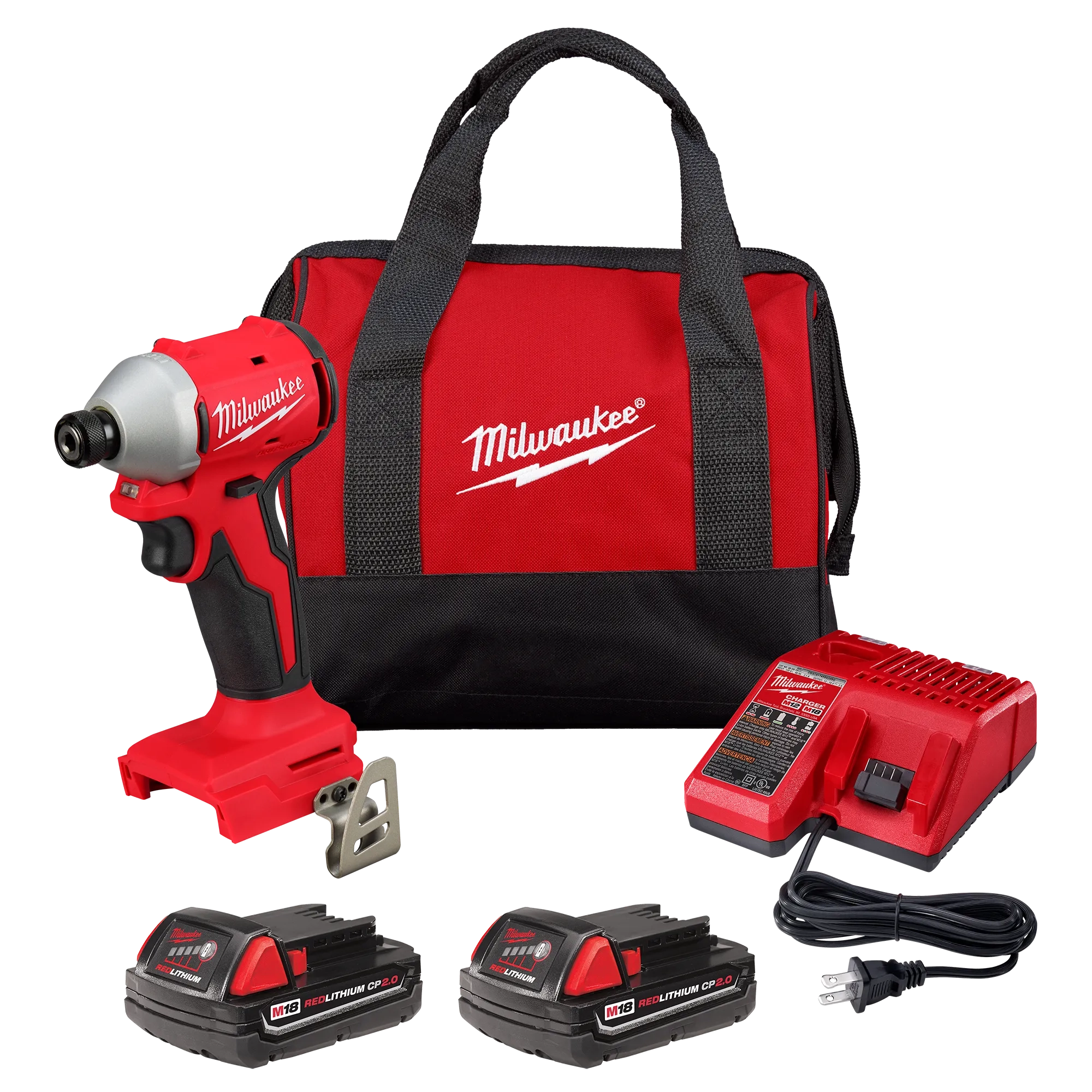 M18™ Compact Brushless 1/4" Hex Impact Driver Kit