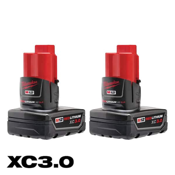 M12™ REDLITHIUM™ XC 3.0 Battery Two Pack