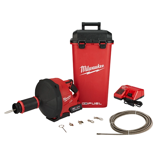 M18 FUEL™ Drain Snake w/ CABLE DRIVE™ with 1/4” and 3/8” Cables