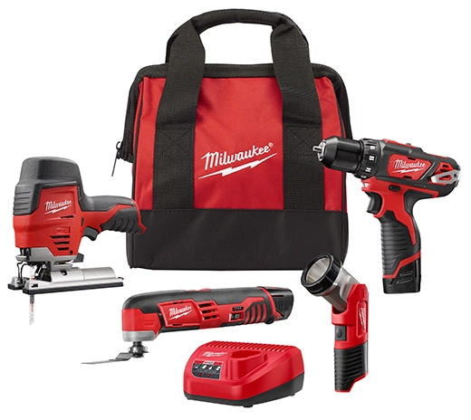 M12™ Cordless LITHIUM-ION 4-Tool Combo Kit