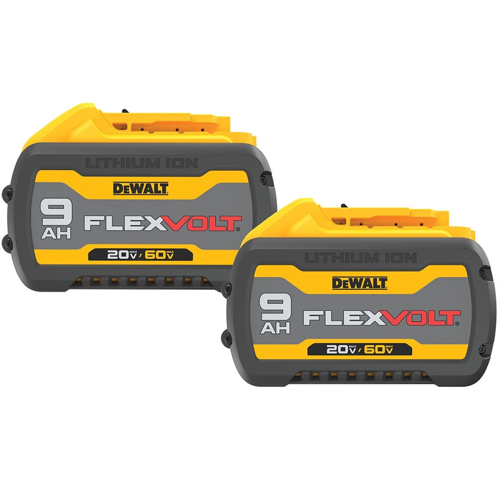 FLEXVOLT® 20V/60V MAX 9.0Ah Battery x2