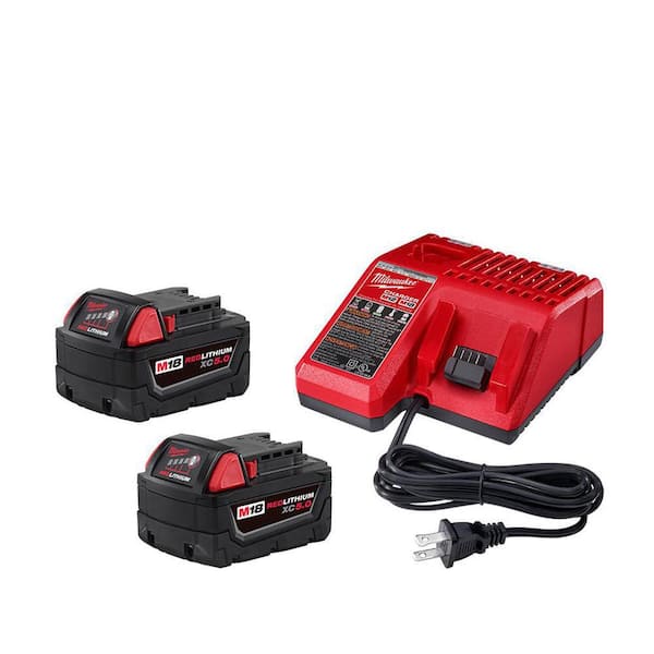 XC Starter Kit (2x 5.0Ah Batteries & Charger) + Free 3/8"" Compact Impact
