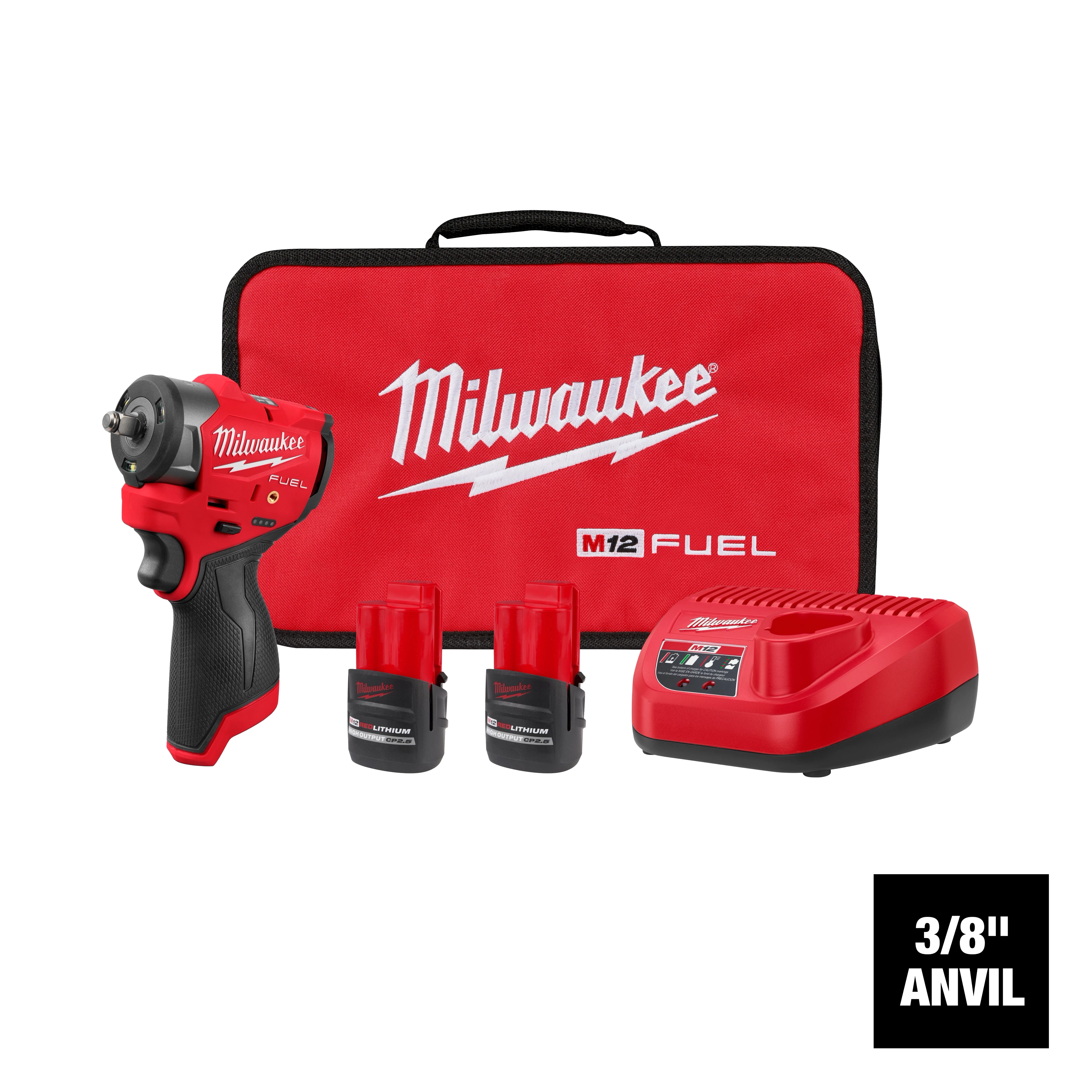 M12 FUEL™ 3/8" Subcompact Impact Wrench w/ Friction Ring Kit