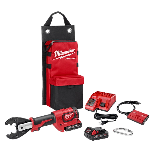 M18™ FORCE LOGIC™ 6T Utility Crimper Kit with D3 Grooves and Fixed BG Die