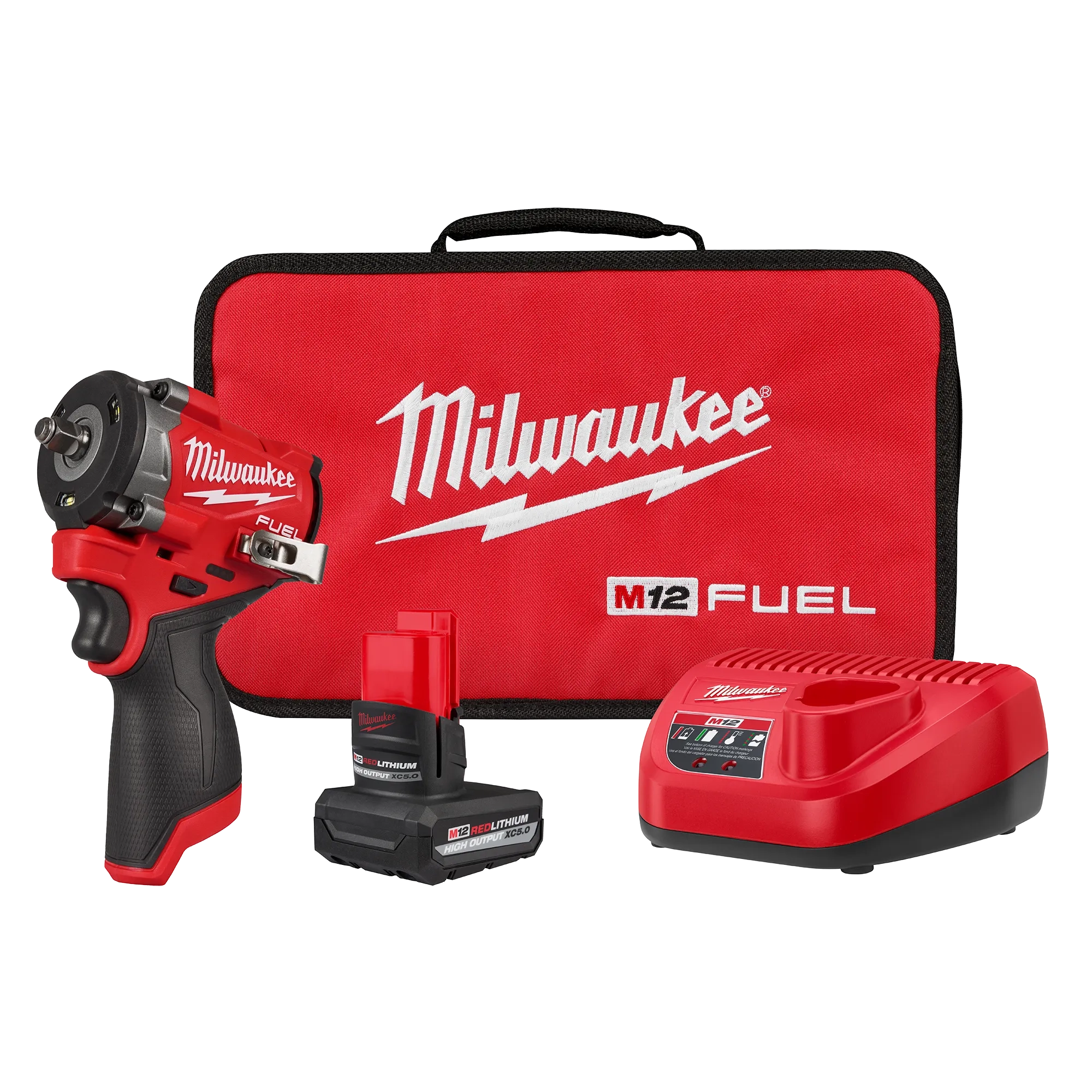 M12 FUEL™ Stubby 3/8" Impact Wrench Kit