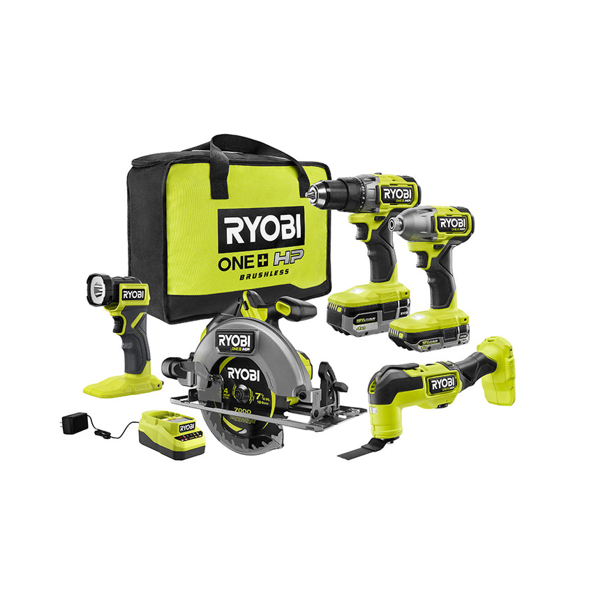 18V ONE+ HP Brushless 5-Tool Combo Kit