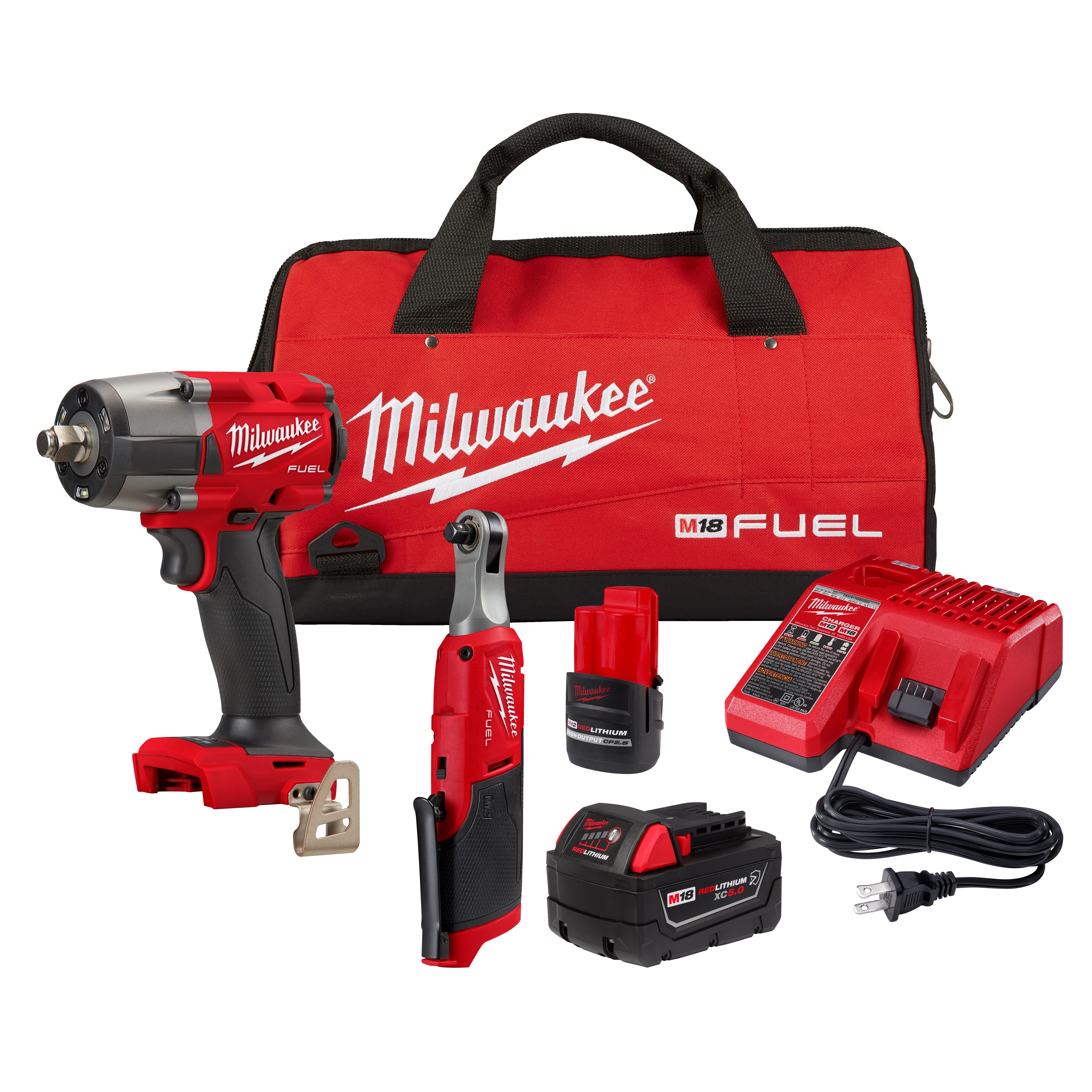 M18 FUEL™ 1/2" Mid-Torque Impact Wrench w/ Friction Ring thumbnail 3