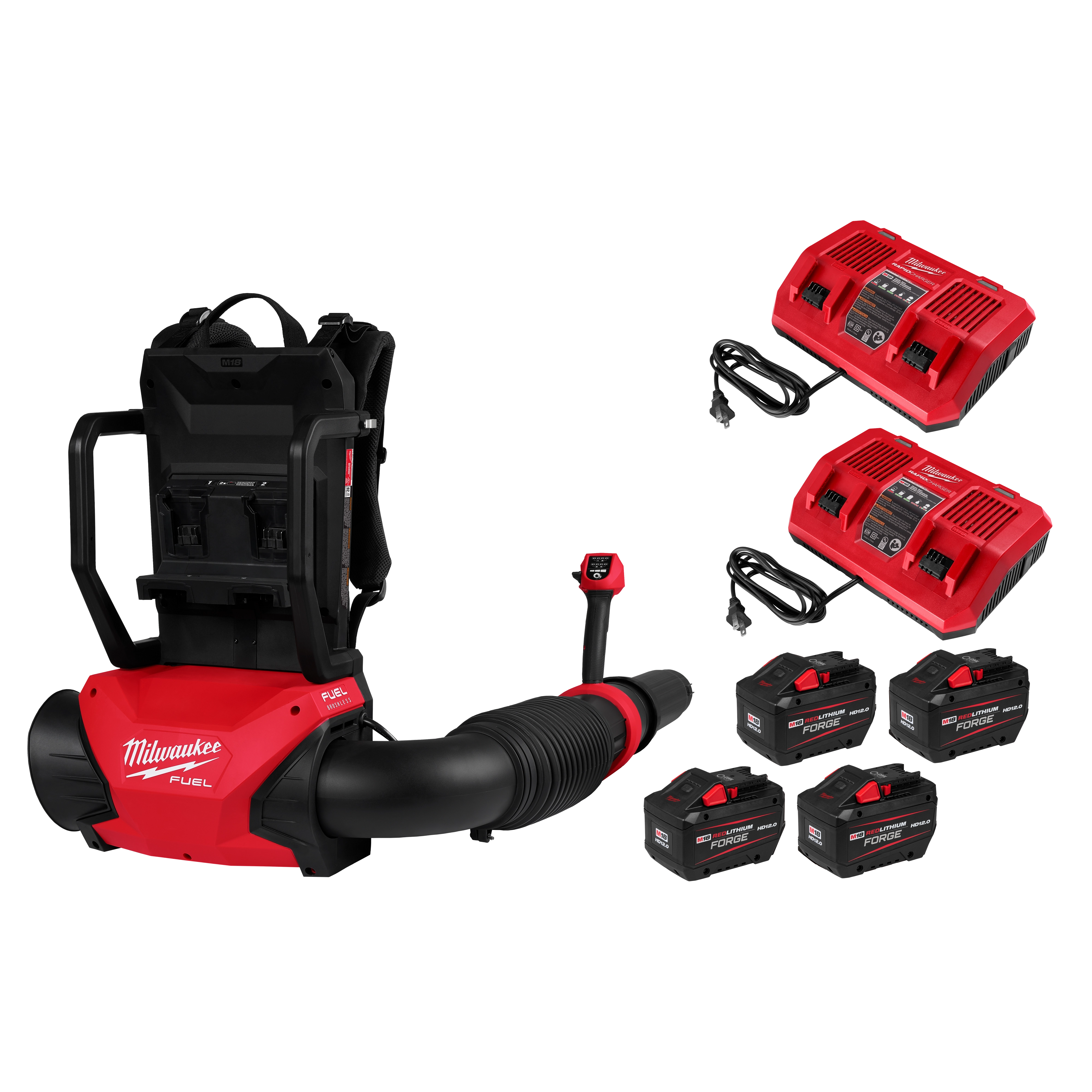 M18 FUEL™ Dual Battery Backpack Blower Kit