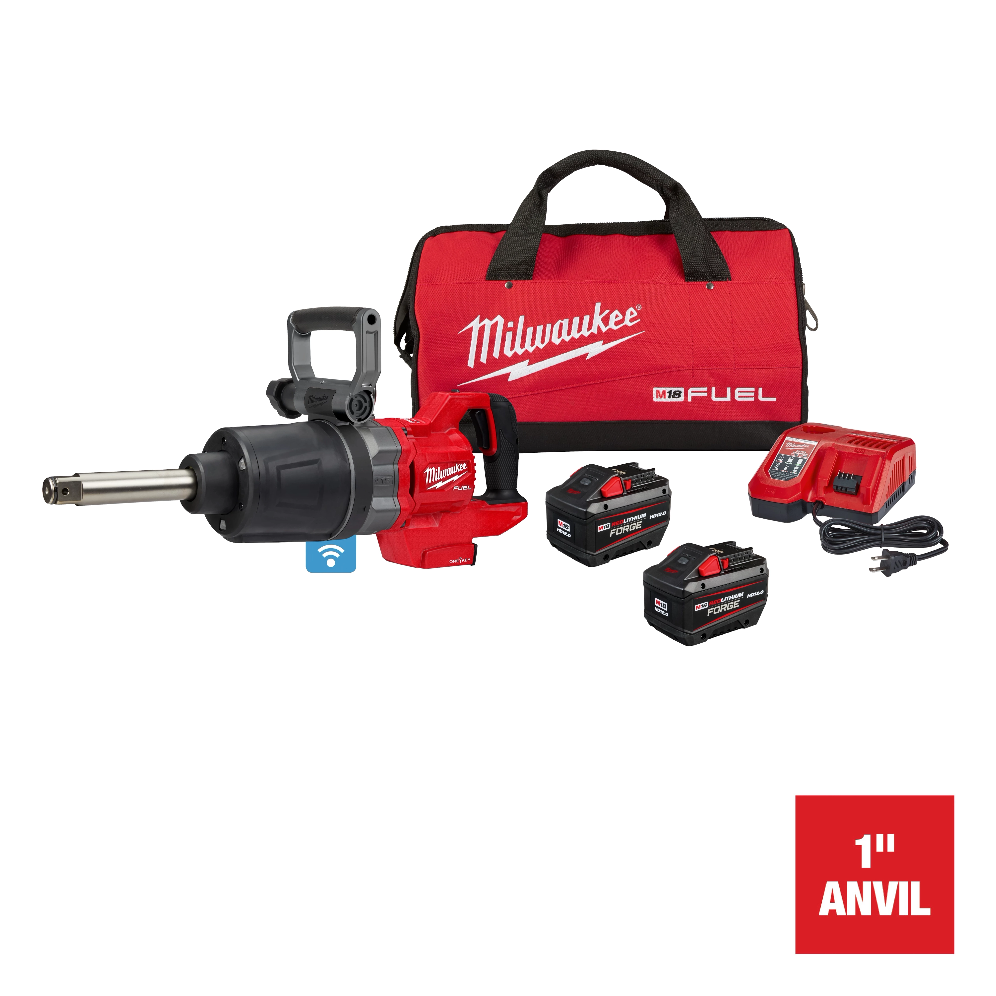M18 FUEL™ 1" D-Handle Ext. Anvil High Torque Impact Wrench w/ ONE-KEY™ Kit