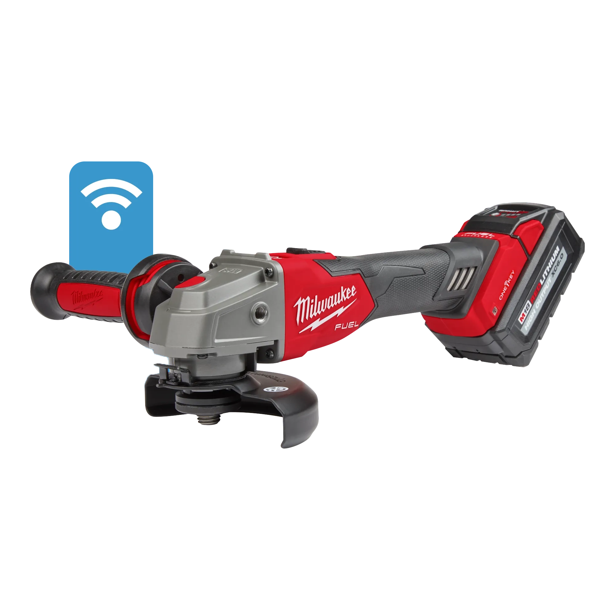 M18 FUEL™ 4-1/2" / 5" Braking Grinder w/ ONE-KEY™ Slide Switch, Lock-On