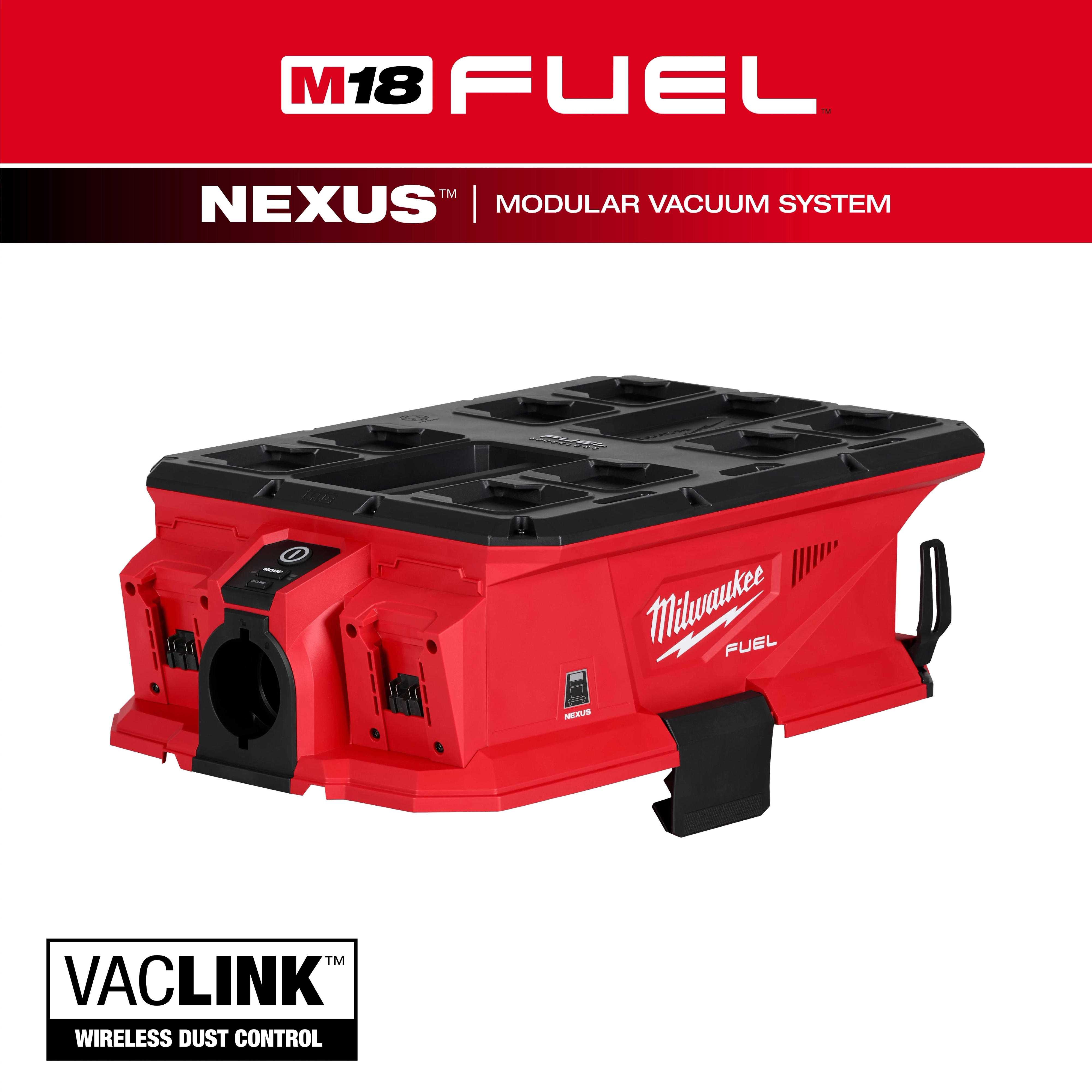 M18 FUEL™ NEXUS™ Dual Battery Wet/Dry Vacuum Motor Head w/ PACKOUT™ Compatibility & VACLINK™ thumbnail 2
