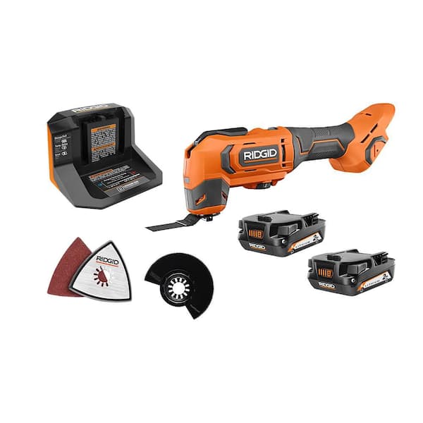 18V Cordless Oscillating Multi-Tool Kit with (2) 2.0 Ah Batteries and Charger