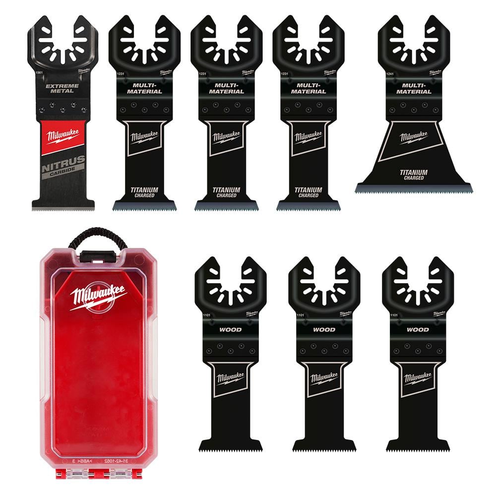 Oscillating Multi-Tool Blade Set (8-Piece)
