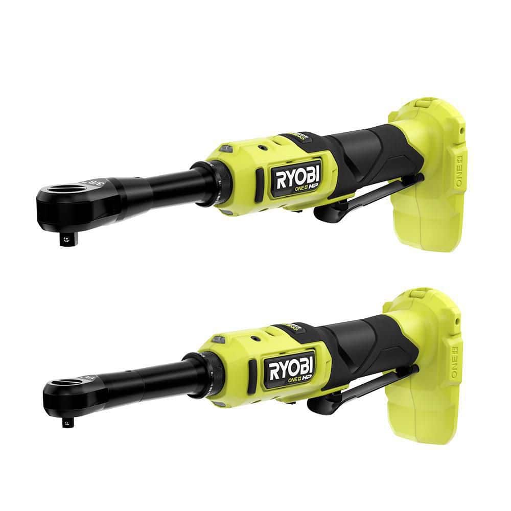 ONE+ HP 18V Brushless Cordless 1/4 in. and 3/8 in. Extended Reach Ratchets (Tools Only)