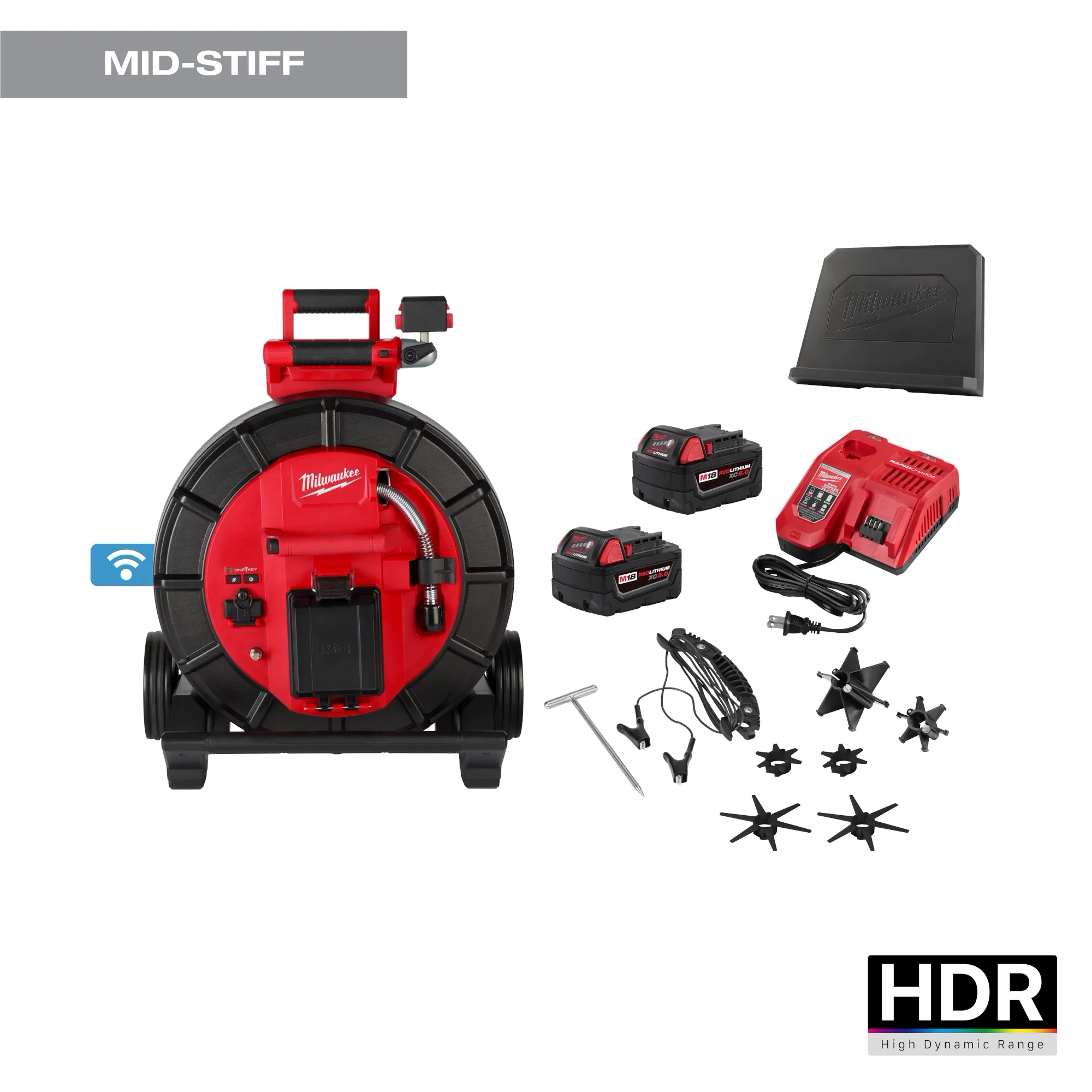 M18™ 200’ Mid-Stiff Modular Pipeline Inspection System