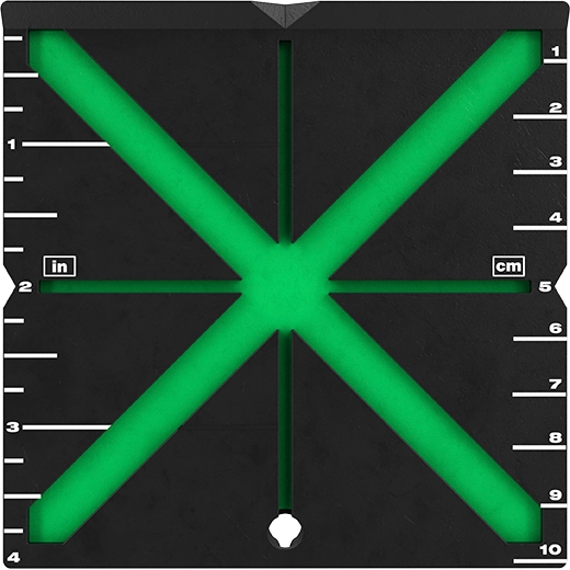 Responsive Laser Alignment Target
