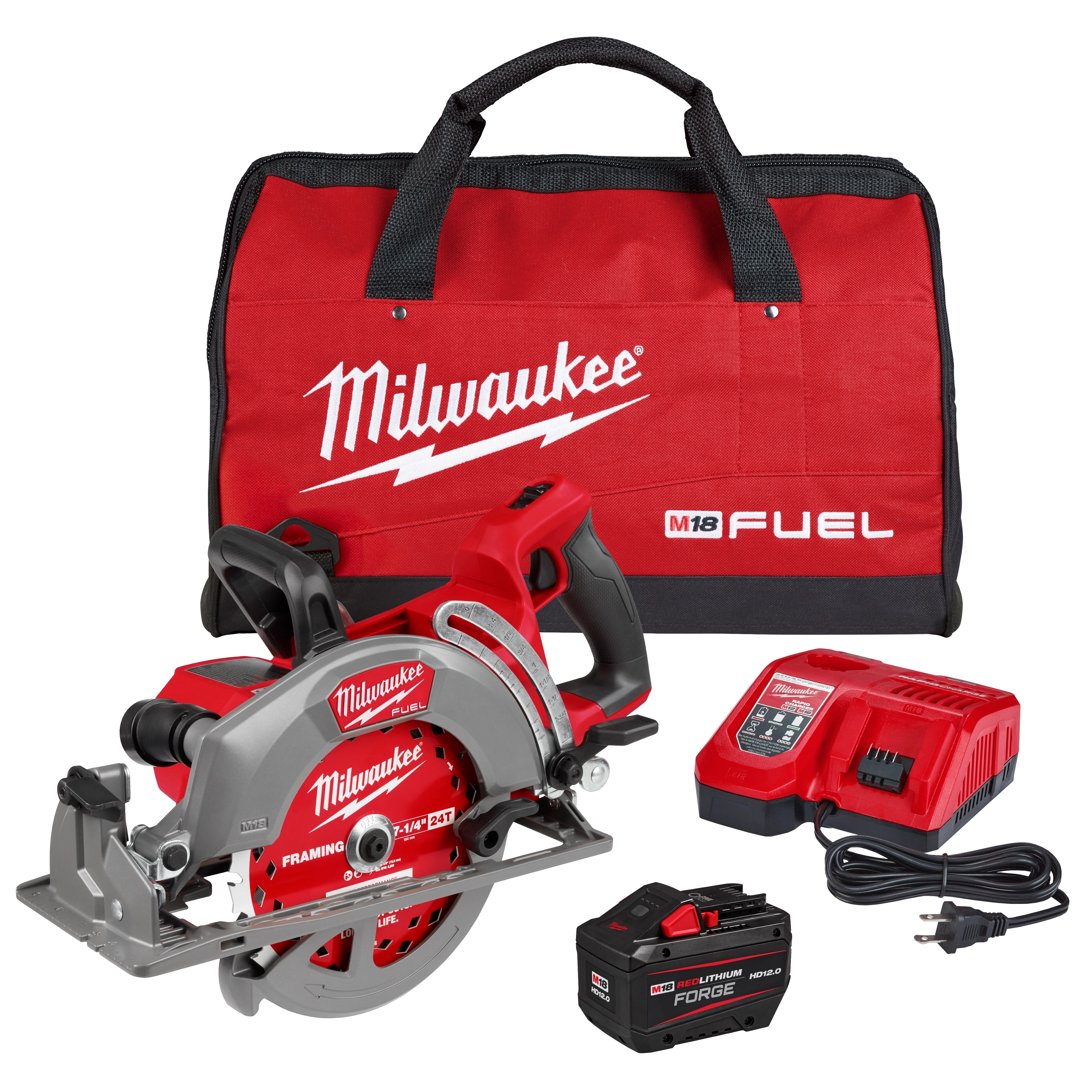 M18 FUEL™ 7-1/4" Rear Handle Circular Saw Kit