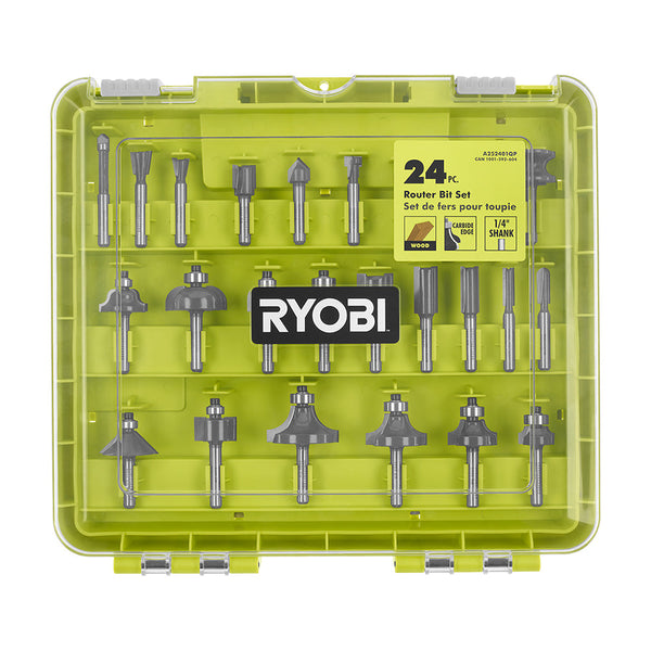 24-Piece Router Bit Set