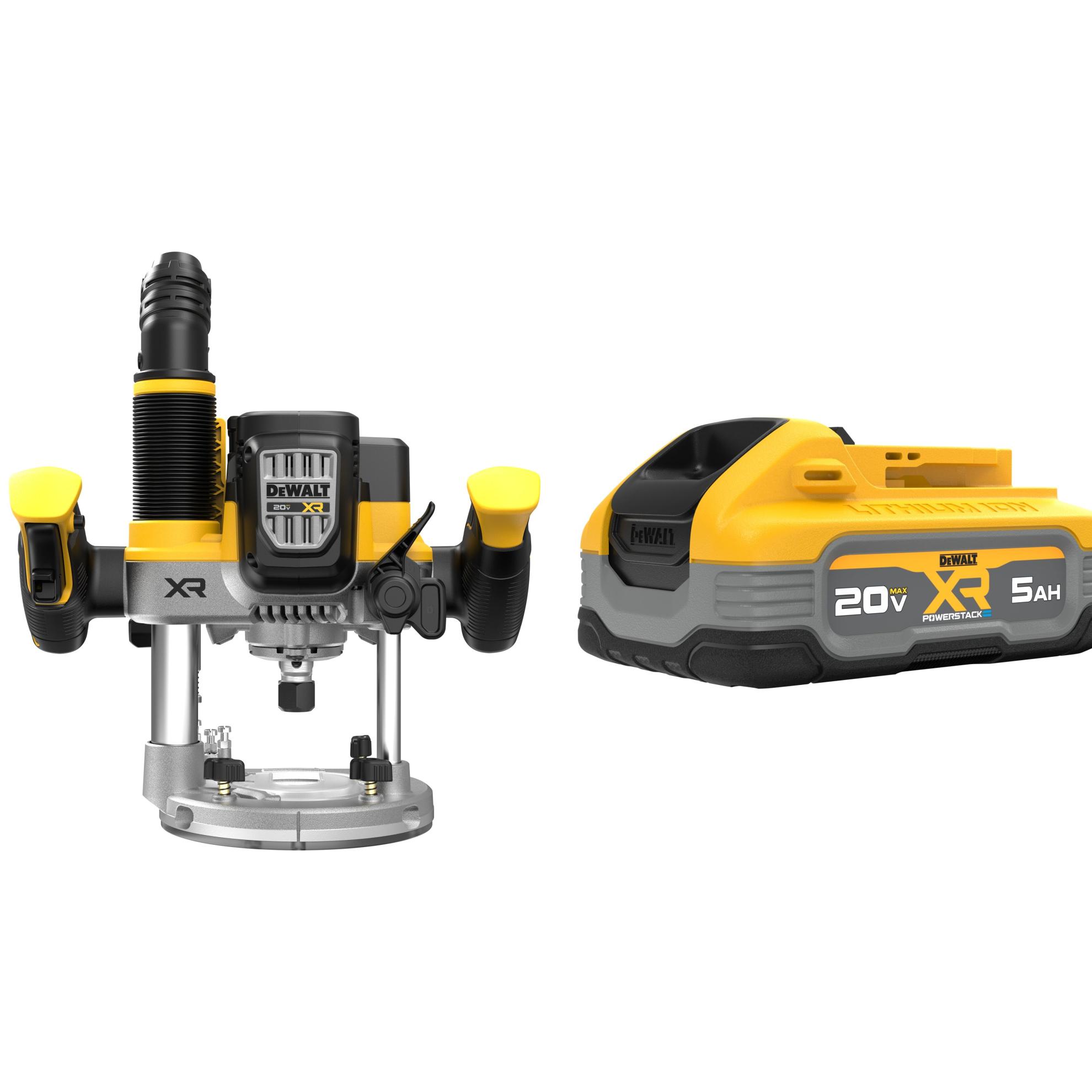 20V MAX* XR® 2-1/4 Peak HP Plunge Router