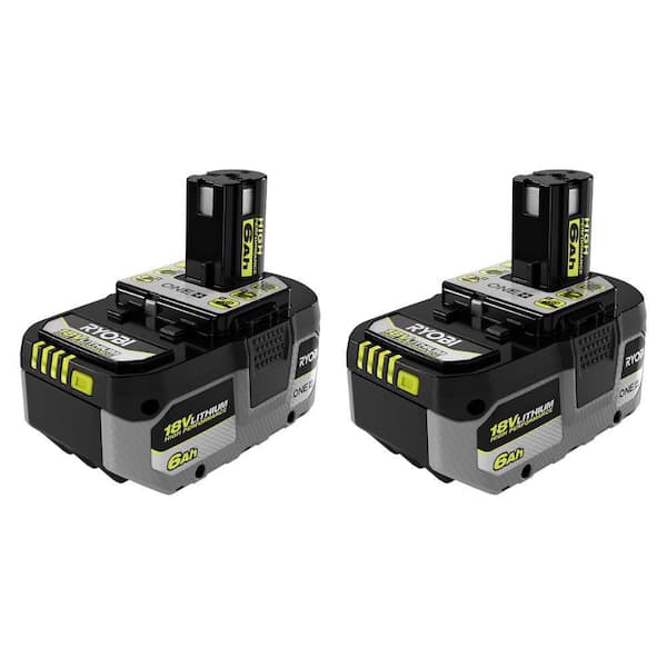 18V ONE+ 6Ah Lithium-Ion High Performance Battery (2-Pack)