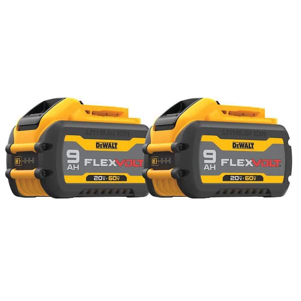 FLEXVOLT® 20V/60V MAX 9.0Ah Battery x2