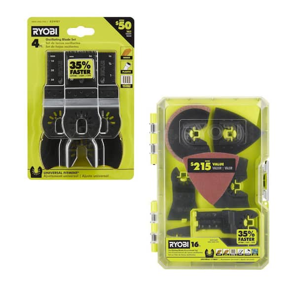 4 PC Wood Oscillating Multi-Tool Blade Set