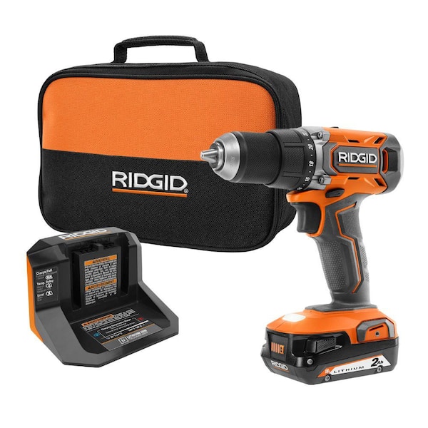 18V Cordless 1/2 in. Drill/Driver Kit with (1) 2.0 Ah Battery and Charger