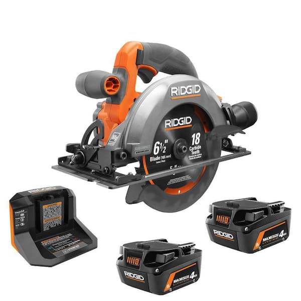 18V MAX Output Starter Kit with (2) 4.0 Ah MAX Output Batteries and Charger w/ FREE 18V Subcompact 6-1/2 in Circular Saw