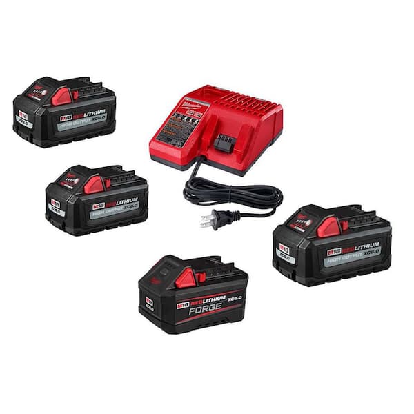 M18 18-Volt Lithium-Ion High Output Starter Kit with Two 6.0 Ah Battery and Charger