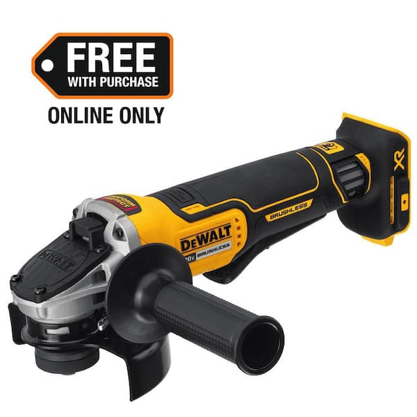 4.5 in.  Paddle Switch Small Angle Grinder