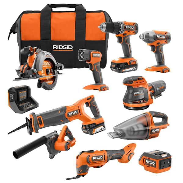 18V Cordless 10-Tool Combo Kit