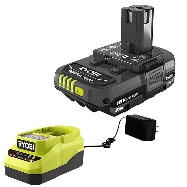 18V ONE+ 2Ah Lithium Battery and Charger Starter Kit