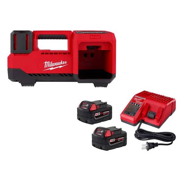 M18 18-Volt Lithium-Ion XC Starter Kit with Two 5.0Ah Batteries and Charger